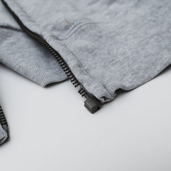 UNIQLO Gray Full-Zip Hoodie Sweatshirt Size S (Missing Zipper Pull) - Picture 3 of 4